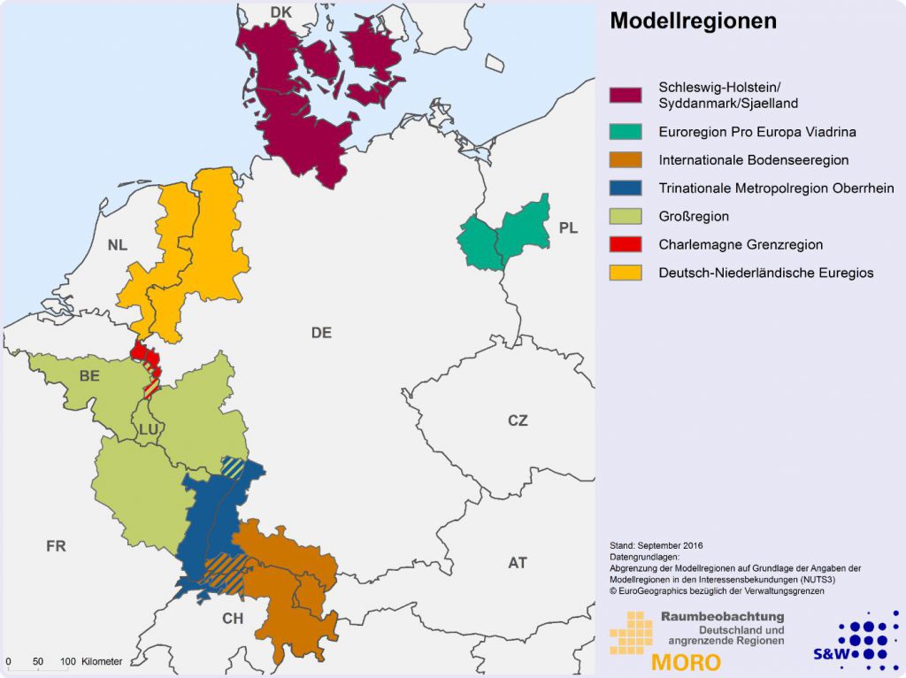 Teilnehmende Modelregionen