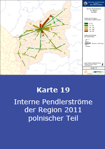 Interne Pendlerströme der Region 2011 – polnischer Teil