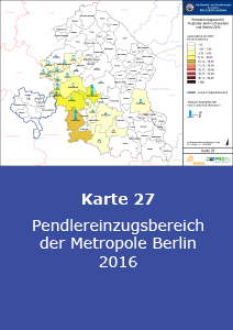 Pendlereinzugsbereich der Metropole Berlin 2016