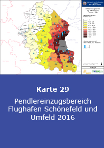 Pendlereinzugsbereich Flughafen Schönefeld und Umfeld 2016