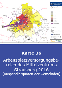 Arbeitsplatzversorgungsbereich des Mittelzentrums Strausberg 2016