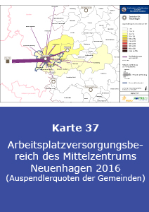 Arbeitsplatzversorgungsbereich des Mittelzentrums Neuenhagen 2016