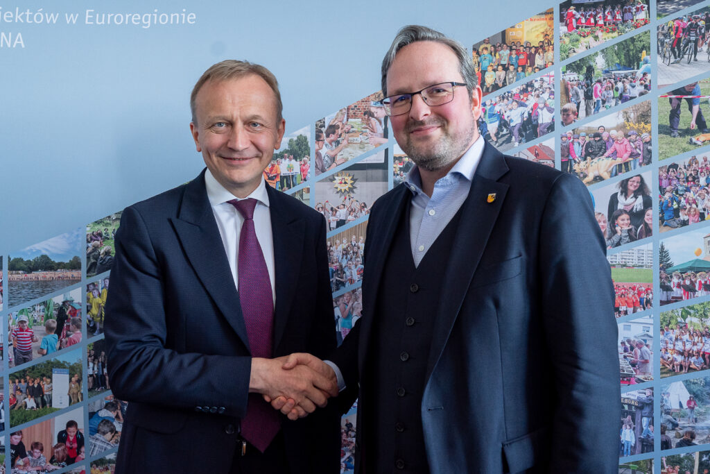 Besuch EU-Kommissar Piotr Serafin in der Euroregion PRO EUROPA VIADRINA | Frankfurt (Oder) 23.04.2026