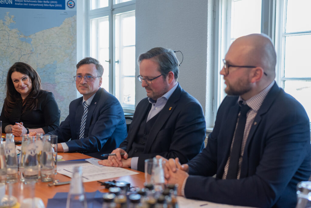 Besuch EU-Kommissar Piotr Serafin in der Euroregion PRO EUROPA VIADRINA | Frankfurt (Oder) 23.04.2026